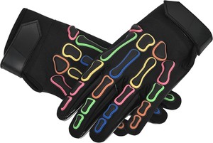 Gants de football ALHUSAYNAPPAREL en silicone de bonne qualité, gants de receveur de football américain, gants de football pour adultes - Product Image 3