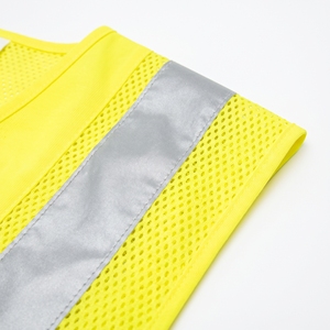 Chaleco de Seguridad Reflectante Amarillo de Alta Visibilidad, Chaleco de Advertencia con Malla, Ropa de Visibilidad para Trabajos en Carretera y Construcción - Product Image 3