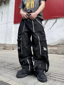 กางเกงยีนส์เดนิมทรงสกินนี่ฟิต ยืดได้ ผู้ชาย สวมใส่สบายทุกวัน ขายส่ง - Product Image 2