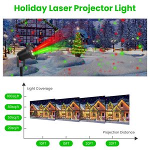 Outdoor IP44 Waterproof Firefly Landscap <b>Projector</b> 12 Speeds 6Hrs Timer 3 Modes Red Green Laser <b>Light</b> for Parties - Product Image 5