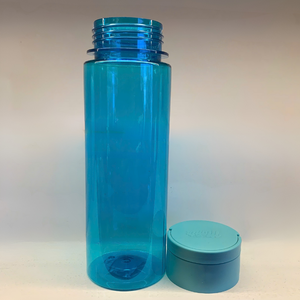 Bouteilles d'eau bleues Pavico écologiques personnalisées pour le travail, l'école, les boissons énergisantes, 500 ml, en PET, forme cylindrique, pour soda, sport, trekking - Product Image 4
