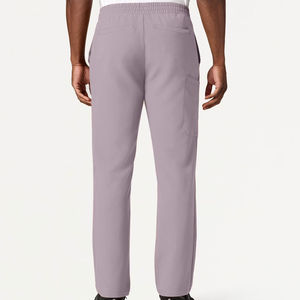Overol de Trabajo para Hombre, Color Lavanda, de Poliéster, Antipolvo, Cómodo, con Pantalones con Cordón y Parte Superior con Cuello en V, con Protección Contra Pinchazos - Product Image 5