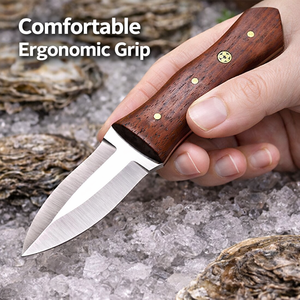 Cuchillo para Ostras de Madera SAZ ENTERPRISES al por Mayor con Funda, Herramientas para Mariscos, Abridor de Mariscos, Accesorios de Cocina Ecológicos Aptos para Lavavajillas - Product Image 4