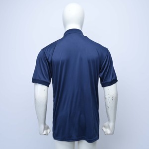 Polo à manches courtes bleu marine pour homme, qualité supérieure, logo brodé, séchage rapide, tricoté, décontracté, vente en gros - Product Image 3
