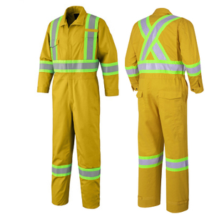 Wholesale New Hi Vis Uniform 2025 High Quality Outdoor Custom Work Wear ANSI Class 2 Waterproof <b>Overalls</b> Coveralls Custom Logo - Product Image 1