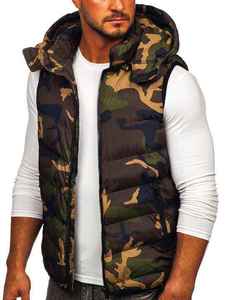 Chaleco Acolchado con Cierre y Logotipo Personalizado de Alta Calidad para Hombre, Ropa de Invierno, Servicios OEM - Product Image 2