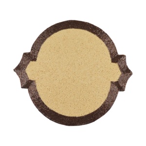Napperons ronds perlés motif Rose Noire, écologiques, taille personnalisable, pour la décoration de la maison, la table, les fêtes et les mariages - Product Image 2