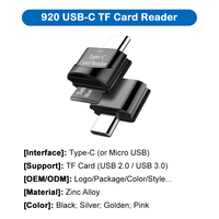 Lector de Tarjetas TF/SD USB/USB-C Externo de Fábrica JAYA para Laptop y Teléfono Móvil, Personalizable OEM/ODM