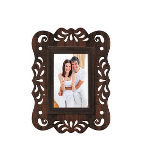 Marco de Fotos de Madera Hecho a Mano, Marco de Madera Natural, Diseño Clásico Premium de Estilo Antiguo para Decoración de Hogar, Oficina, Sala de Estar y Escritorio - Product Image 1