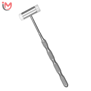 Marteau à os dentaire de qualité supérieure en acier inoxydable, instrument chirurgical orthopédique, têtes en nylon et en acier, services OEM - Product Image 2