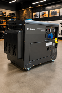 เครื่องกำเนิดไฟฟ้าดีเซลแบบเงียบ SS Samson 5KW สตาร์ทด้วยระบบไฟฟ้า ระบายความร้อนด้วยอากาศ 230V 50Hz สำหรับใช้งานในอุตสาหกรรม - Product Image 5