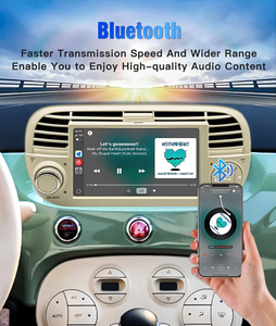 Autoradio Android 7 pouces en gros avec Carplay et GPS pour FIAT 500 Abarth 2007-2015 – <span class=keywords><strong>Lecteur</strong></span> <span class=keywords><strong>DVD</strong></span>, Navigation, Multimédia et Stéréo - Product Image 4