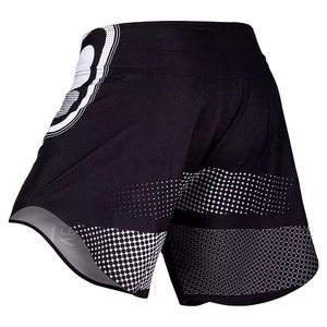 Shorts MMA pour hommes rouge et noir, impression par sublimation, séchage rapide, coupe classique, vêtements de sport - Product Image 6