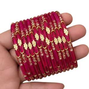 Indian & <b>Pakistani</b> Fashion Bangles <b>Jewelry</b> Set's Hot Selling Custom Colors & Sizes Chandni Bangles for Women Traditional Wear - Product Image 1