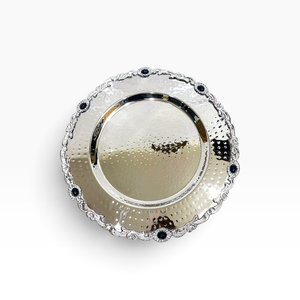 Bandeja de Metal con Acabado Carbón para Chocolates con Adorno de Pájaro Plateado, Accesorios Personalizables para Chocolates, Tamaños Personalizados, Colores Disponibles - Product Image 6