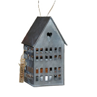 Farol decorativo Vintage para jardín, farol grande colgante de Metal y madera, para granja, al aire libre, gran oferta