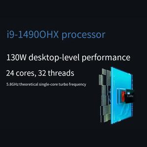 Nouvel ordinateur portable de jeu haute performance 2025 Corps Y7000p, mise à niveau Intel Core I9-14900HX RTX5070/32G/2TB 240Hz 2.5K 16 pouces, Windows 11 WIFI - Product Image 3