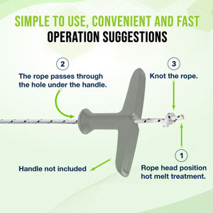 Corde de démarreur à rappel, cordon de traction pour scie à chaîne de tondeuse à gazon Husqvarna Stihl Poulan, pièces de moteur de débroussailleuse - Product Image 5