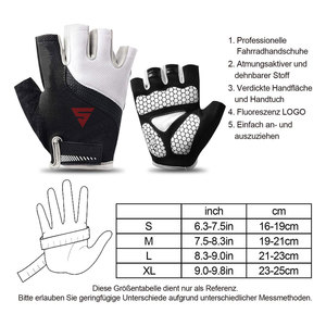 Guantes de Ciclismo Hechos de Tela Elástica, Cuero Sintético, Antideslizantes, Resistentes al Desgaste y con Pantalla Táctil para una Operación Conveniente - Product Image 2