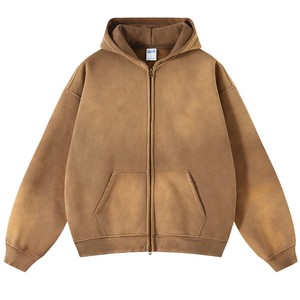 Front Custom <b>Plain</b> Fleece <b>Hoodie</b> Digital Printing Easy Wear Wash Comfortable Breathable Cotton Blended Men's Solid Color Casual - Product Image 2