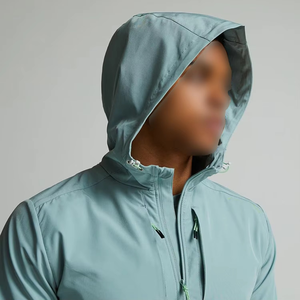 Wholesale Nylon <b>Windbreaker</b> Tracksuits Sweatsuits Men <b>Windbreaker</b> Short Set Zip up Hoodie and Set - Product Image 5