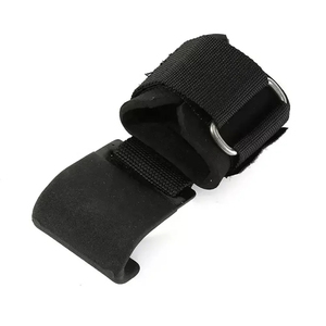 Soporte de Muñeca Ajustable de Nailon con Cierre para Entrenamiento de Levantamiento de Pesas en el Gimnasio, Unisex, Negro - Product Image 3