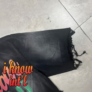 T-shirt graphique vintage personnalisé pour homme, streetwear, effet vieilli, coupe oversize, en coton, mode estivale, imprimé, manches courtes - Product Image 5