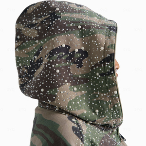 SHY SPORTS – Vêtements d'hiver ultra modernes de haute qualité fabriqués en usine, avec perles, strass et fermetures éclair en forme de goutte d'eau, essentiels unisexes - Product Image 4