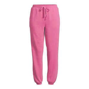 Pantalones Deportivos de Lona para Mujer, Corte Regular, Pierna Ancha, Transpirables, Ecológicos, Color Rosa - Product Image 3