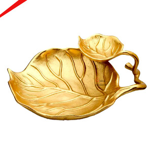 Bol à fruits secs en métal au design moderne, rangement décoratif pour noix, bol de rangement pour collations, plateau de service pour bonbons et friandises - Product Image 4