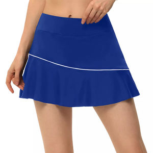 Falda de Tenis Transpirable y Suave para Mujer, con Pantalones Cortos Interiores, Diseño Plisado de Cintura Alta, Ropa Deportiva 100% - Product Image 4