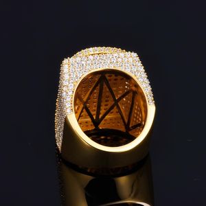 Iced Out Custom Number 2 Sterling Silver Cocktail VVS Moissanite Diamond Pave Setting Hip Hop <b>Statement</b> <b>Ring</b> Unisex Wear - Product Image 5