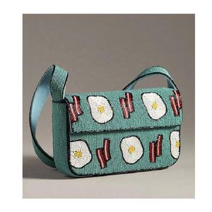 Nuevo Bolso de Hombro con Cuentas de Vidrio, Correa de Hombro con Cierre Magnético, Adorno de Cuentas, para Verano, Oficina, Viajes, Regalo - Product Image 3