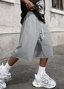 High Quality Custom Acid Washed Sweat Terry French Terry <b>Shorts</b> <b>Men</b> <b>Quick</b> <b>Dry</b> Fitness Gym <b>Shorts</b> Vintage Distressed Wholesale - Product Image 2