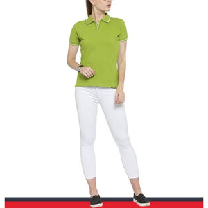 Wholesale Women Blank Polo Ladies Short Sleeve Slim Fit Polo T-shirt Custom Logo Polo Shirts for Women - Product Image 5