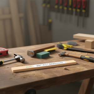 Listello in Legno Ilan 30x45x860mm per Progetti Artigianali e Fai-da-Te - Product Image 2