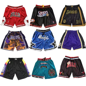 Shorts de basketball unisexes d'été personnalisés en mesh respirant, anti-bactériens, séchage rapide, anti-UV, pour l'entraînement et la gym, grandes tailles, imprimés - Product Image 1