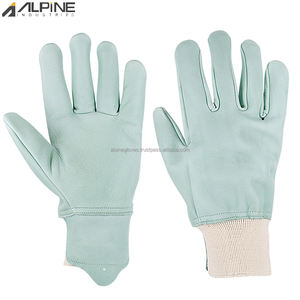 Gants de Conduite et de Mécanique OEM pour Hommes en Cuir Chaud, Personnalisables, Tendance, avec Doublure en Coton et Caoutchouc Nitrile, Anti-Impact et Anti-Coupure - Product Image 4