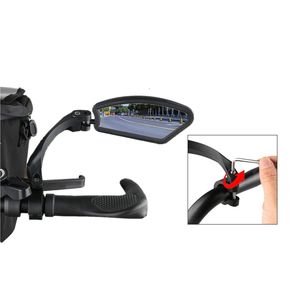 Specchietti Retrovisori Regolabili per Bicicletta, HD Grandangolari in PVC, Montaggio su Manubrio, per BMX - Solo Logistica USPS.TK/TMEU - Product Image 3