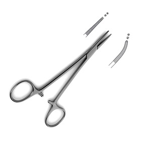 Pinces chirurgicales manuelles en acier inoxydable professionnelles et durables, pinces hémostatiques courbées, pinces moustiques, toutes couleurs - Product Image 4
