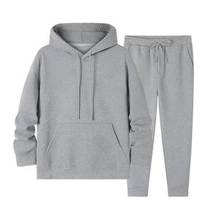 Conjunto Deportivo Informal de Dos Piezas para Hombre, Ligero, de Secado Rápido, con Sudadera con Capucha y Pantalones Deportivos - Product Image 4