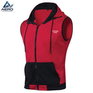 In Reasonable Price Comfortable Unique Design Gym Bodybuilding Best Material Blank Different Colors <b>Workout</b> Sleeveless <b>Hoodies</b> - Product Image 1