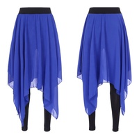 Femmes en mousseline de soie jupe Leggings jupes Ballet danse jupe-pantalon pour la danse classique Ballet danse formation scène Performance