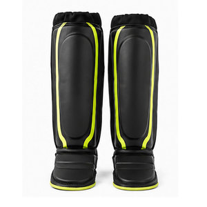 Protège-tibias d'entraînement de boxe avec rembourrage renforcé et protection de haute qualité pour une pratique régulière - Product Image 1