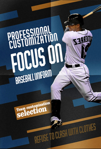 Custom Baseball Jersey Mens Sublimation Team Uniform Breathable Anti-Bacterial Short Polyester Sportswear OEM ODM Private <b>Label</b> - Product Image 5