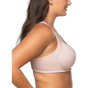 Soutien-gorge de sport pour femmes - Grande taille, sans coutures, design simple, maintien élevé, extensible dans quatre directions, confortable - Product Image 2