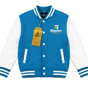 Classic kids varsity jacket with Smart kids varsity jacket <b>crafted</b> for lasting comfort stylish looks and easy everyday wear for - Product Image 4