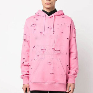 Sudaderas con Estilo Desgastado para Hombre, Corte Holgado, Tela Lavada, Sensación Cómoda, Perfectas para Uso Diario Informal - Product Image 3
