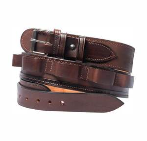 Funda de piel de vaca de calidad profesional, impermeable y resistente, para equipo táctico, cinturón de recarga, bolsa para equipo de caza, cinturón de caza. - Product Image 1