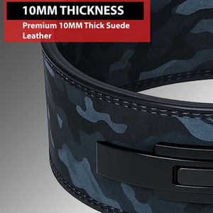 Cinturón de Levantamiento de Pesas de Cuero Vacuno de Alta Calidad, Personalizado de Fábrica, para Gimnasio, Fitness y Entrenamiento de Fuerza - Product Image 5